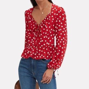 Very chic silk blouse size 8 Medium